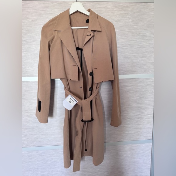 AVTANDIL 2 in 1 Trench Coat In Beige Sz. S - Picture 3 of 16